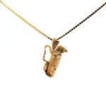 Estate 14k Yellow Gold Golf Bag Charm