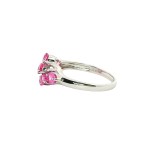 Estate 14k White Gold Ring with Pink Tourmaline