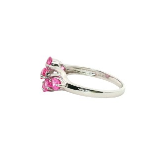 Estate 14k White Gold Ring with Pink Tourmaline