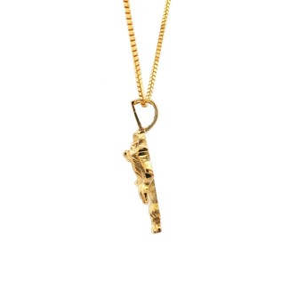 Estate 14k Yellow Gold Looney Tunes Tasmanian Devil Charm