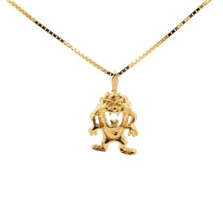 Estate 14k Yellow Gold Looney Tunes Tasmanian Devil Charm