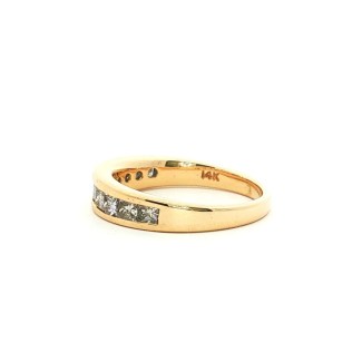 Estate 14k Yellow Gold Diamond Ring