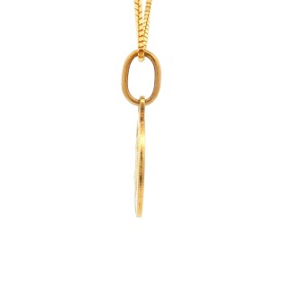 Estate 14k Yellow Gold Religious Charm