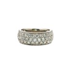 Estate 14k White Gold Anniversary Band