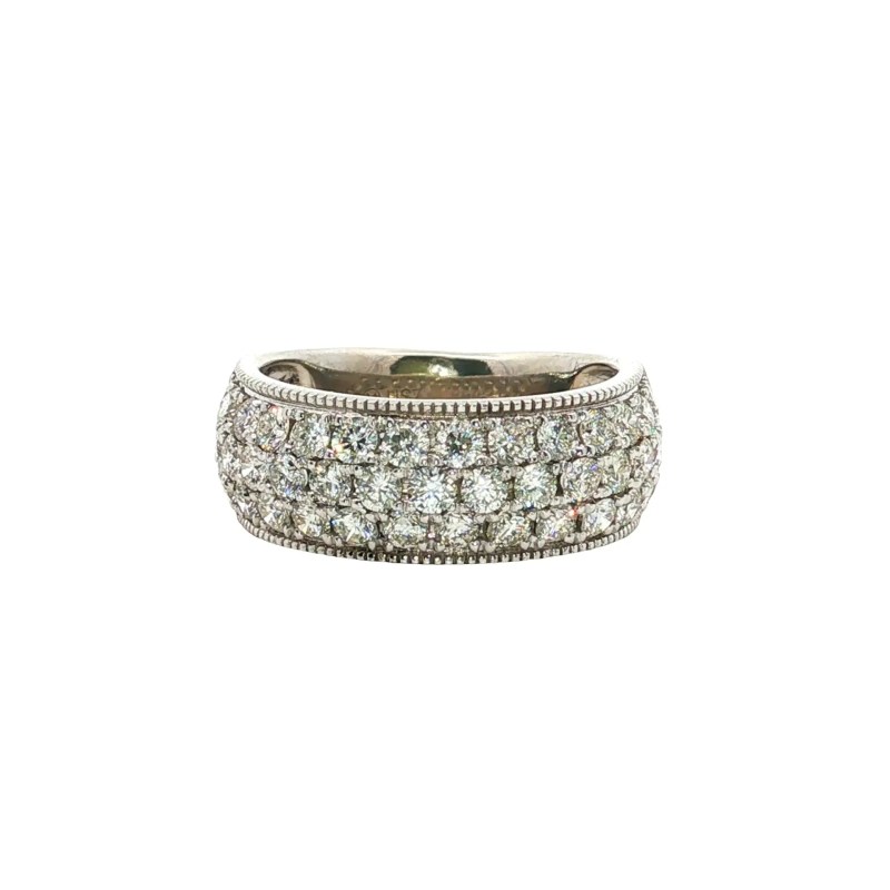 Estate 14k White Gold Anniversary Band