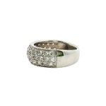 Estate 14k White Gold Anniversary Band