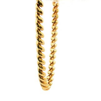 Estate 14k Yellow Gold San Marco Necklace