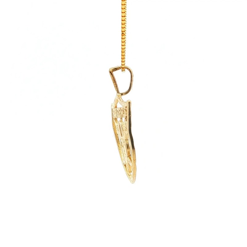 Estate 14k Yellow Gold Las Vegas Raiders Charm