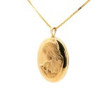Estate 14k Yellow Gold Mother Locket