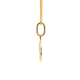 Estate 14k Yellow Gold Angel Medal