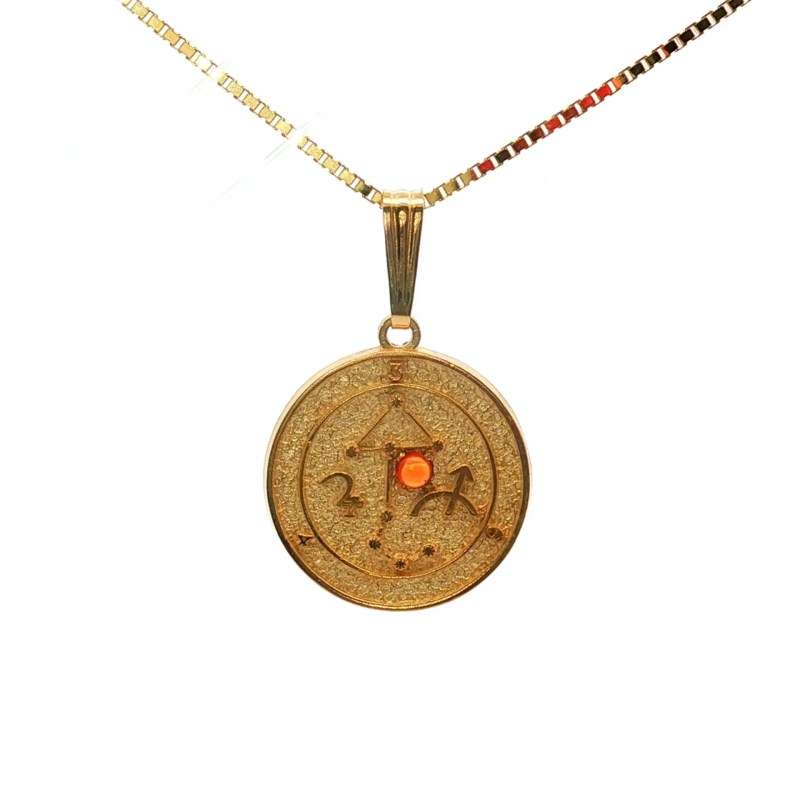 Estate 14k Yellow Gold Libra Charm