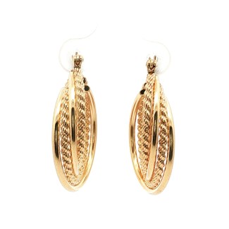 Estate 14k Yellow Gold Hoops