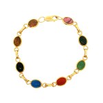 Estate 14k Yellow Gold Scarab Bracelet