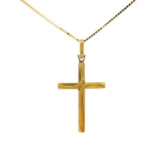 Estate 14k Yellow Gold Cross