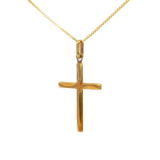Estate 14k Yellow Gold Cross