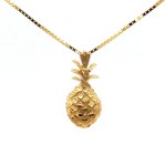 Estate 14k Yellow Gold Pineapple Charm