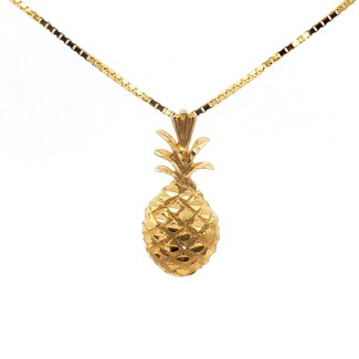 Estate 14k Yellow Gold Pineapple Charm