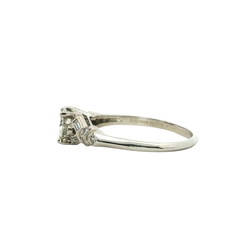 Estate Platinum Art Deco Ring