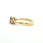 Estate 18k Yellow Gold Three-Stone Ring