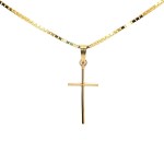 Estate 10k Yellow Gold Cross