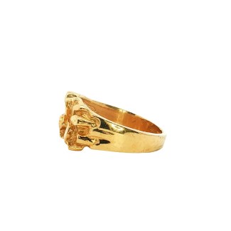 Estate 14k Yellow Gold Nugget Ring