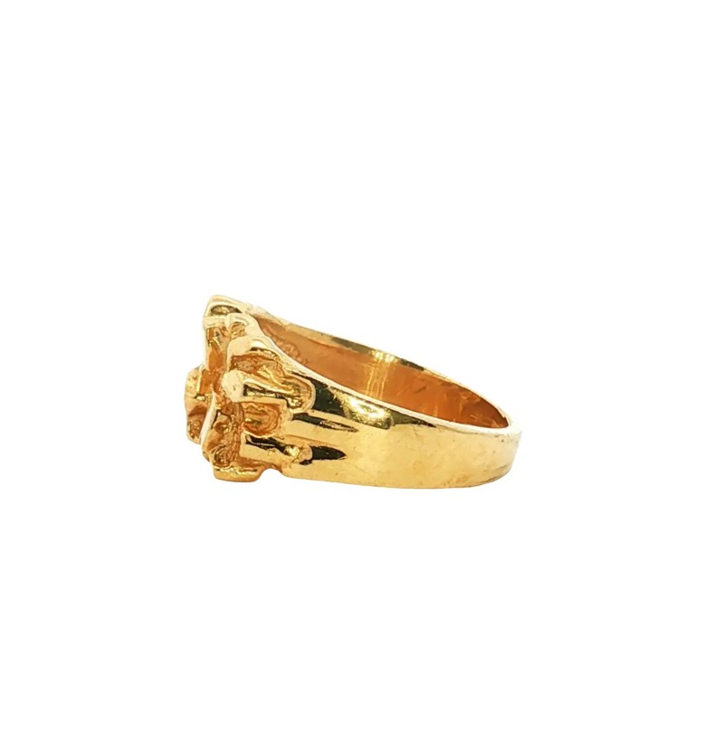 Estate 14k Yellow Gold Nugget Ring
