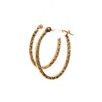 Estate 14k Yellow Gold Hoop Earrings