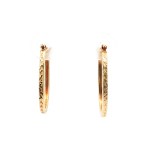 Estate 14k Yellow Gold Hoop Earrings