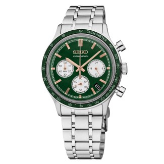 Seiko Chronograph Green Dial Watch