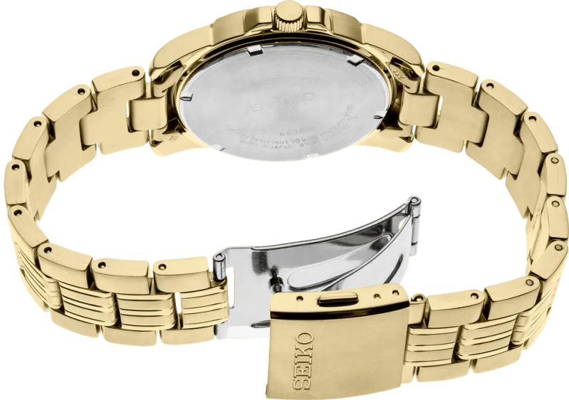 Seiko Essentials Gold Watch