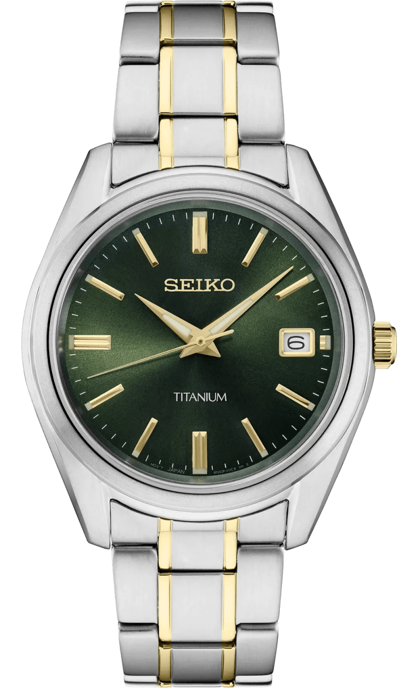 Seiko Essentials Green Quartz Watch