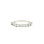 14k White Gold Lab Grown Anniversary Band (1.06ctw)
