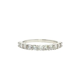 14k White Gold Lab Grown Diamond Wedding Band (0.68ctw)