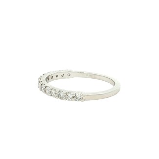14k White Gold Lab Grown Diamond Wedding Band (0.49ctw)