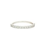 14k White Gold Lab Grown Diamond Wedding Band (0.49ctw)
