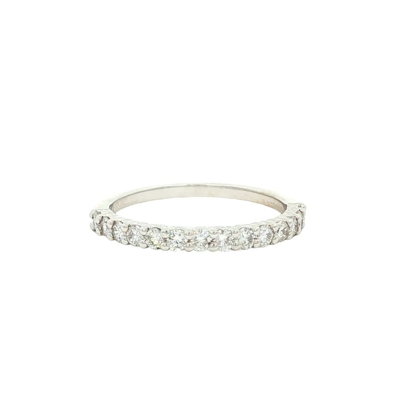 14k White Gold Lab Grown Diamond Wedding Band (0.49ctw)