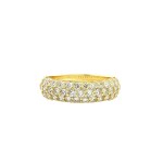 Sterling Silver Lab Grown Diamond Pave Band (1.15ctw)