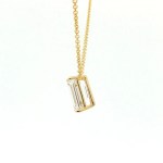 14k Yellow Gold Lab Grown Diamond Necklace (3.10 carat)