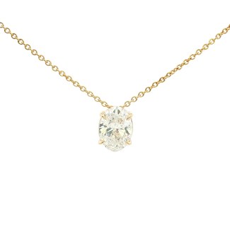 14k Yellow Gold Lab Grown Diamond (2.07 carat)