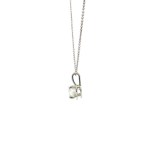 14k White Gold Diamond Heart Pendant (0.42 carat)