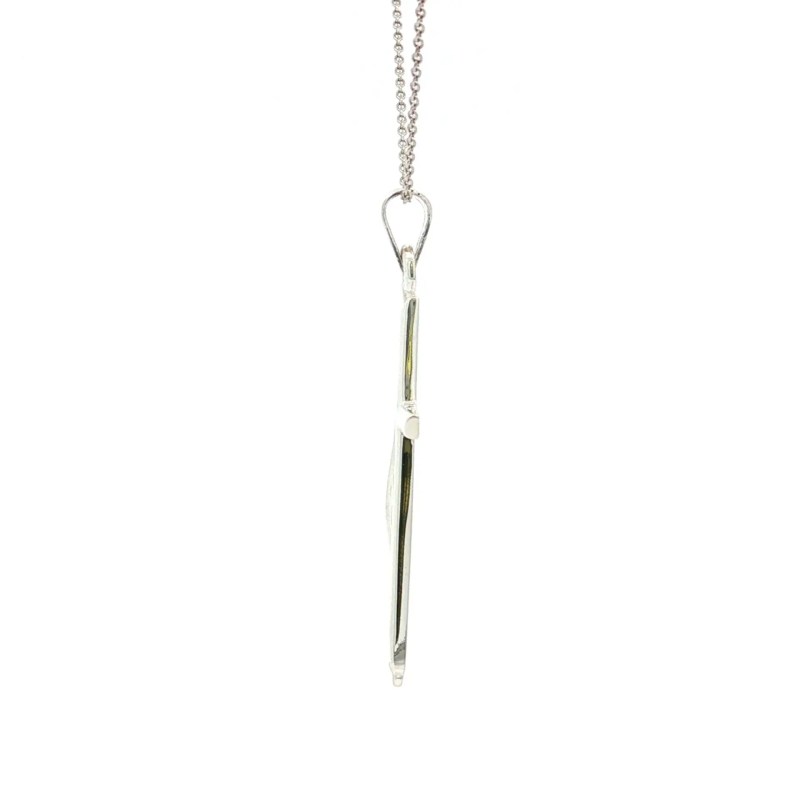 Sterling Silver Methodist Cross Pendant