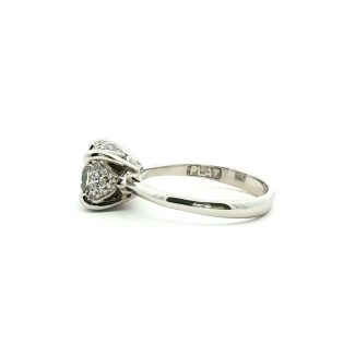Estate 14k Platinum Tacori Ring