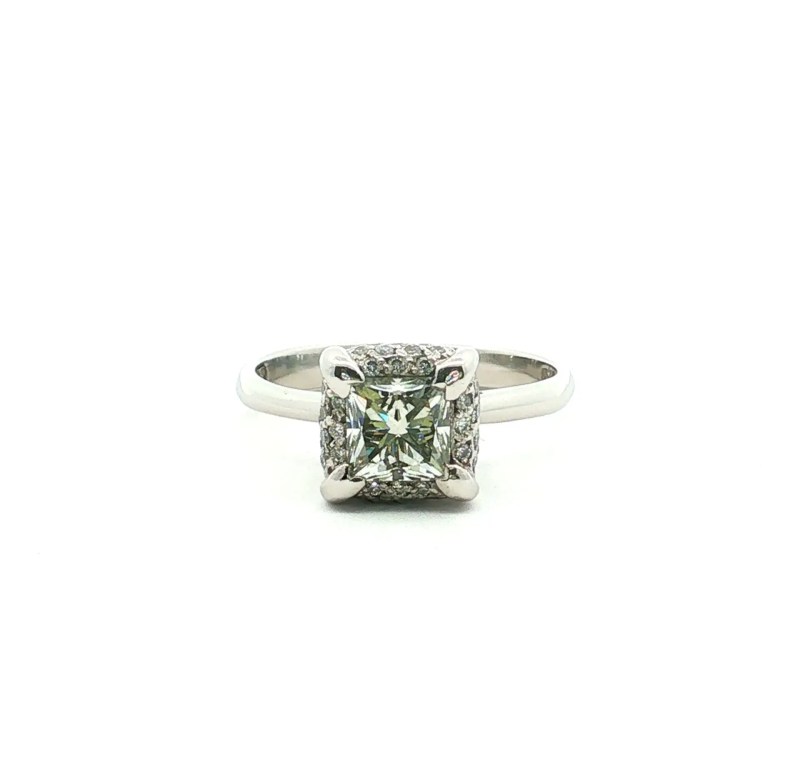 Estate 14k Platinum Tacori Ring