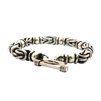 Estate Sterling Silver Fancy Link Bracelet