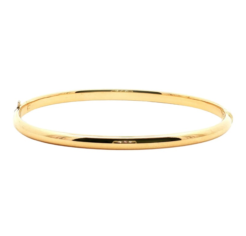 Estate 14k Yellow Gold Bangle Bracelet