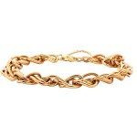 Estate 14k Yellow Gold Fancy Link Bracelet