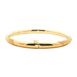 Estate 14k Yellow Gold Bangle Bracelet