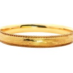 Estate 14k Yellow Bangle Bracelet