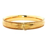 Estate 14k Yellow Bangle Bracelet