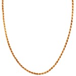 Estate 18k Yellow Gold Rope Chain